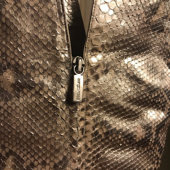 Sergio Rossi Boots Python Snakeskin Knee High 40 - Picture 12 of 16